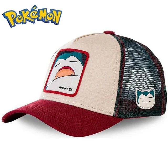 Casquette Pokémon Ronflex Rouge