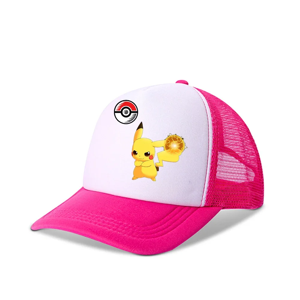 Casquette Pikachu Colère Rose
