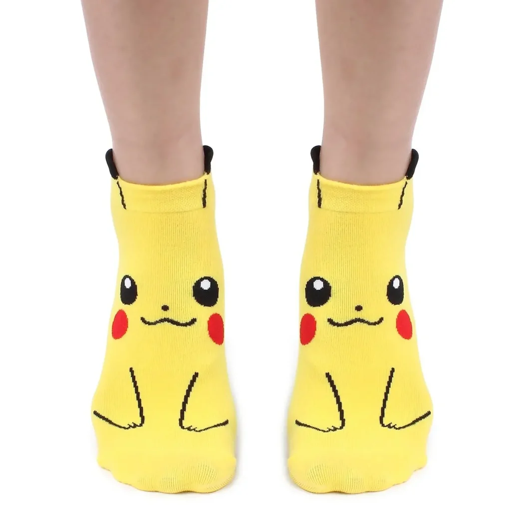 Socquettes Pokémon Pikachu Jaune Taille 37-42
